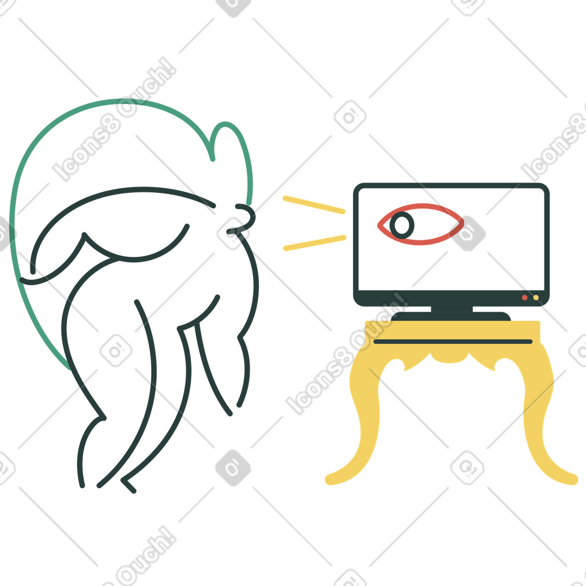 Macaroni スタイルの Webトラッキング のイラストをPNG、SVG形式でダウンロード