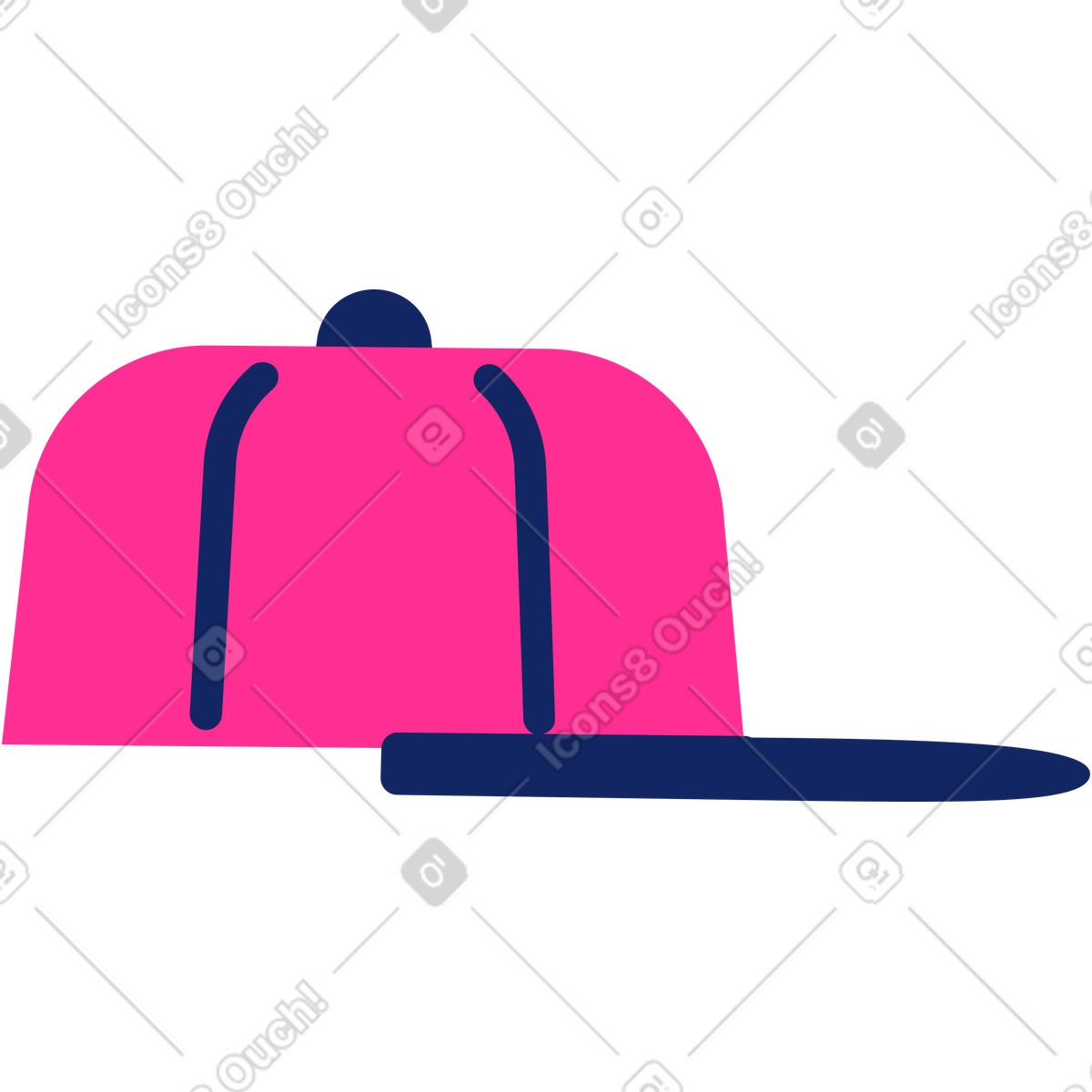 Ilustração de Boné em no estilo Cyborg para baixar em PNG, SVG