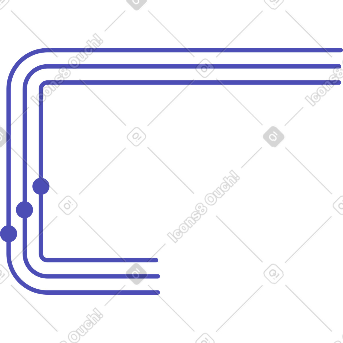 Linee dati illustrazione in stile Bright scarica in PNG, SVG