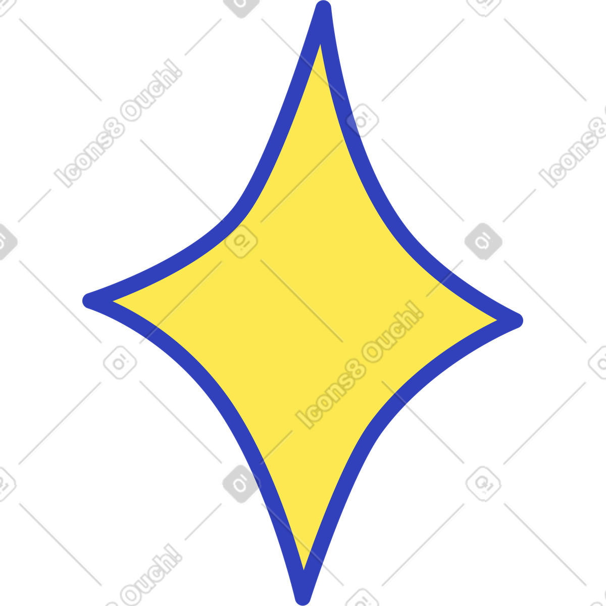 Scintillare illustrazione in stile Eyeful scarica in PNG, SVG