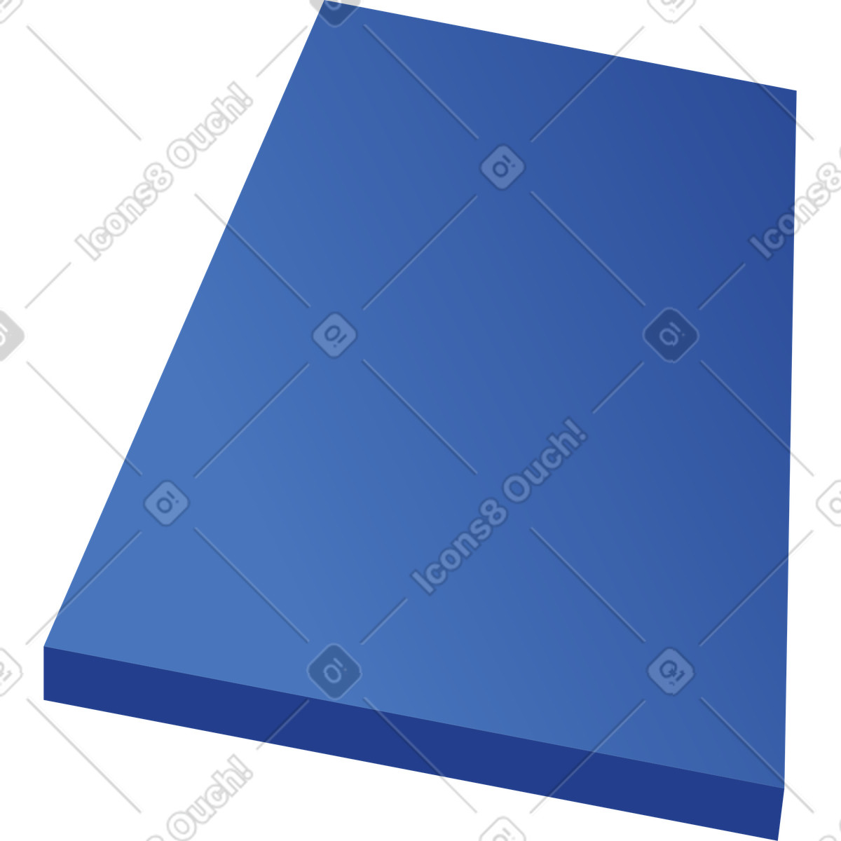 Rectangle illustration in Quantum style download in PNG, SVG