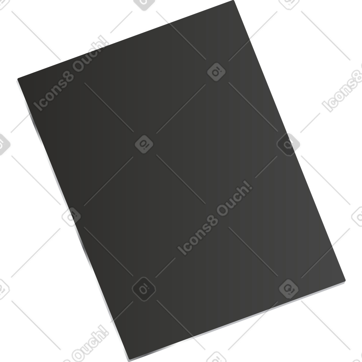 Document tablet illustration in Token style download in PNG, SVG