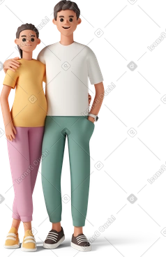 Man and pregnant woman PNG, SVG