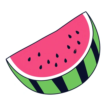 A close-up of a freshly sliced watermelon showcasing its vibrant red interior.