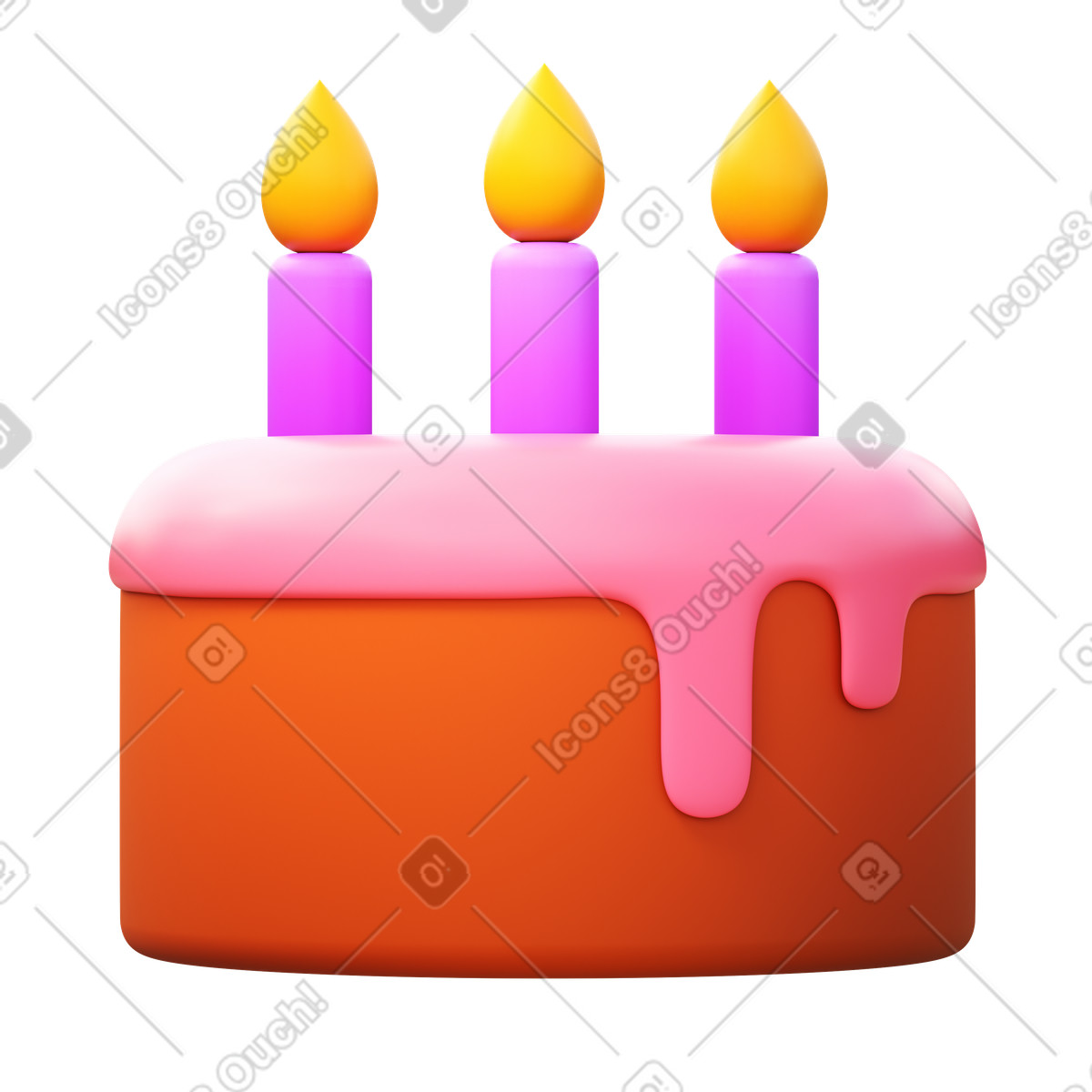 Иллюстрация Birthday в стиле 3D Fluency — скачать в форматах PNG, SVG