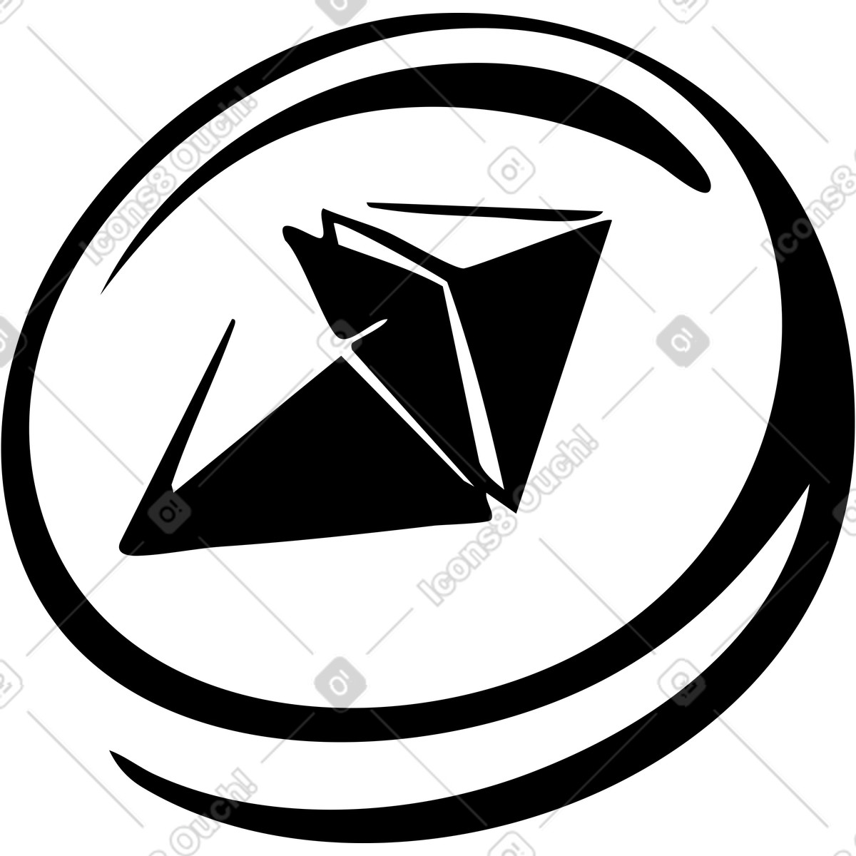 Illustration Pièce d'éther dans le style Line à télécharger aux formats PNG, SVG
