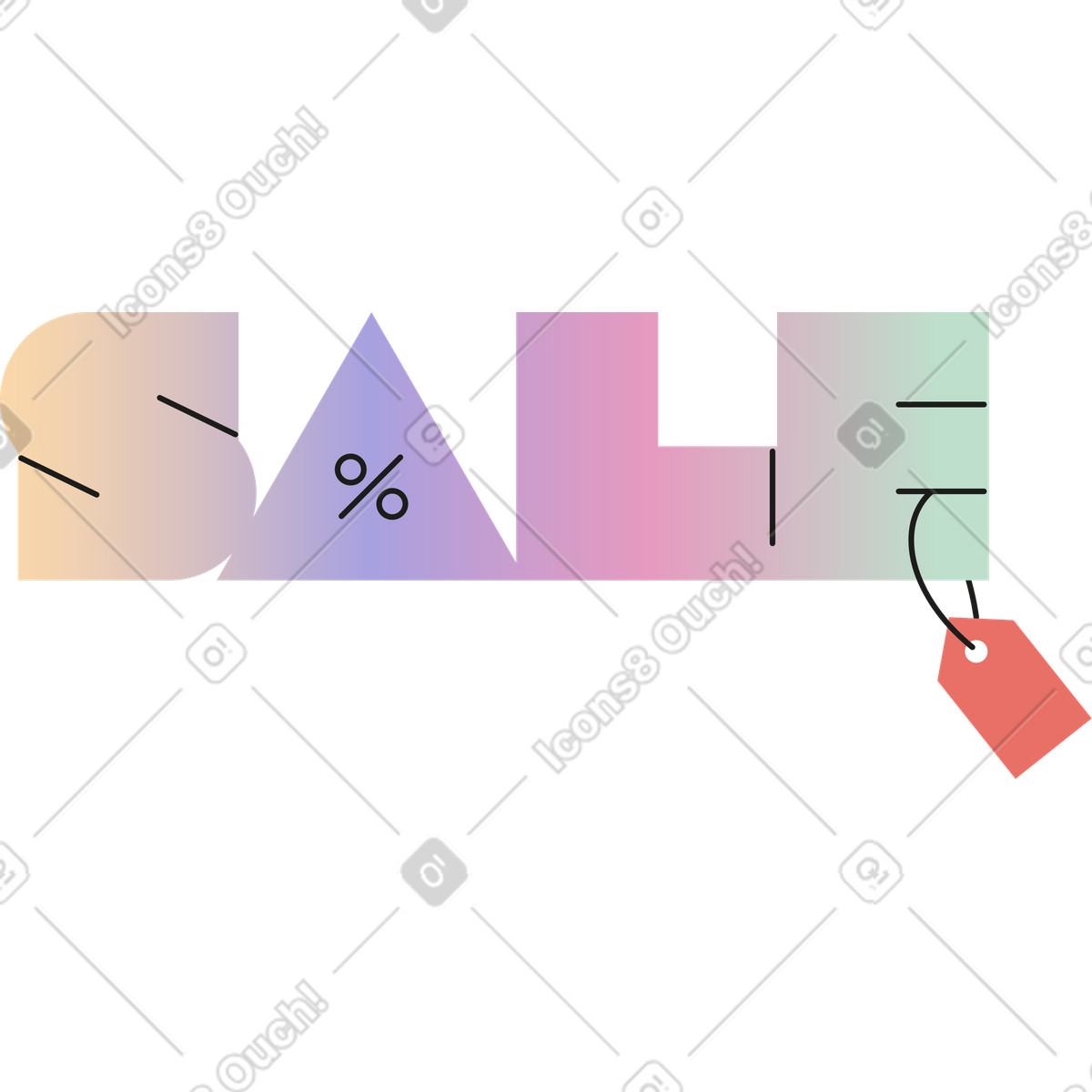 Иллюстрация Продажа в стиле Marginalia — скачать в форматах PNG, SVG