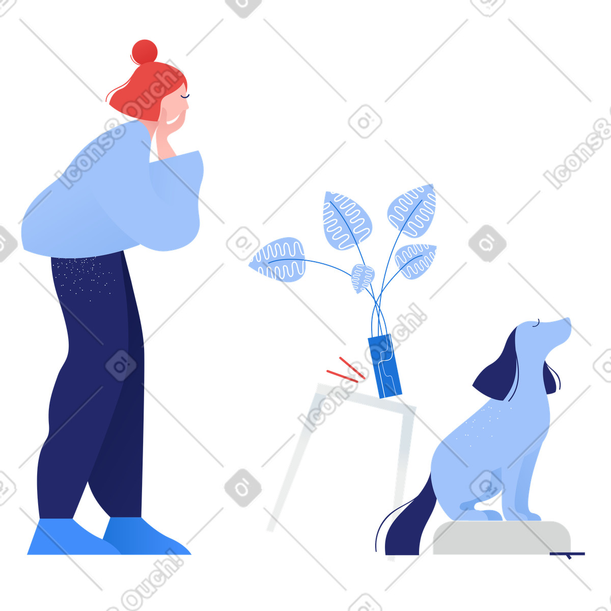 Aspirapolvere robot illustrazione in stile Clip scarica in PNG, SVG