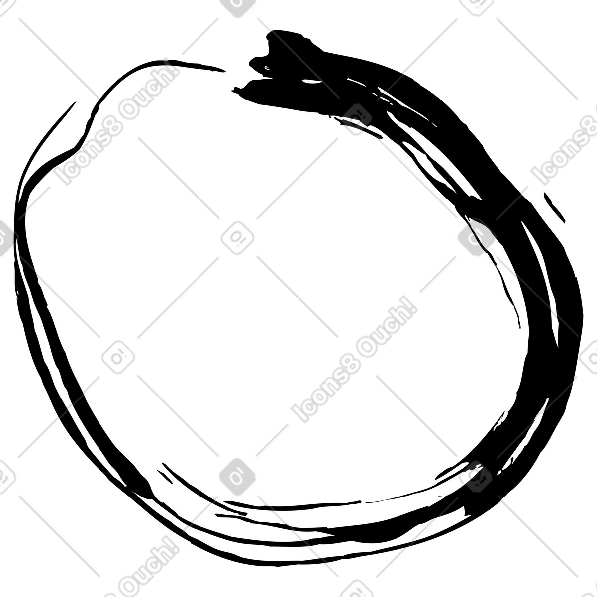 下载 Twirl 风格的 黑色圆形 插画，支持 PNG、SVG 格式