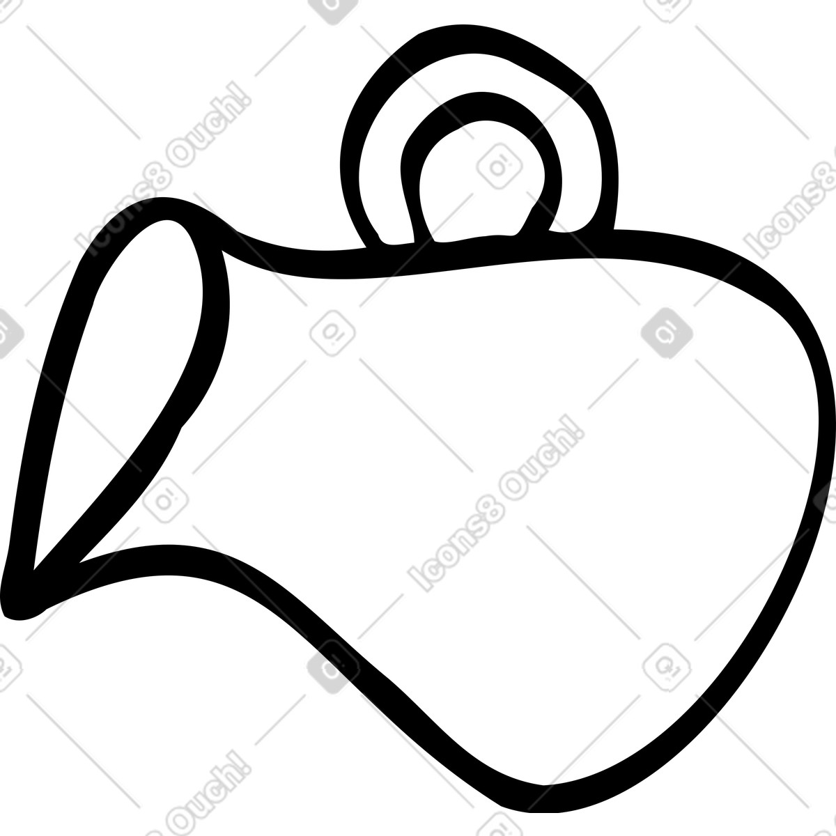 Sauce boat illustration in Marks style download in PNG, SVG