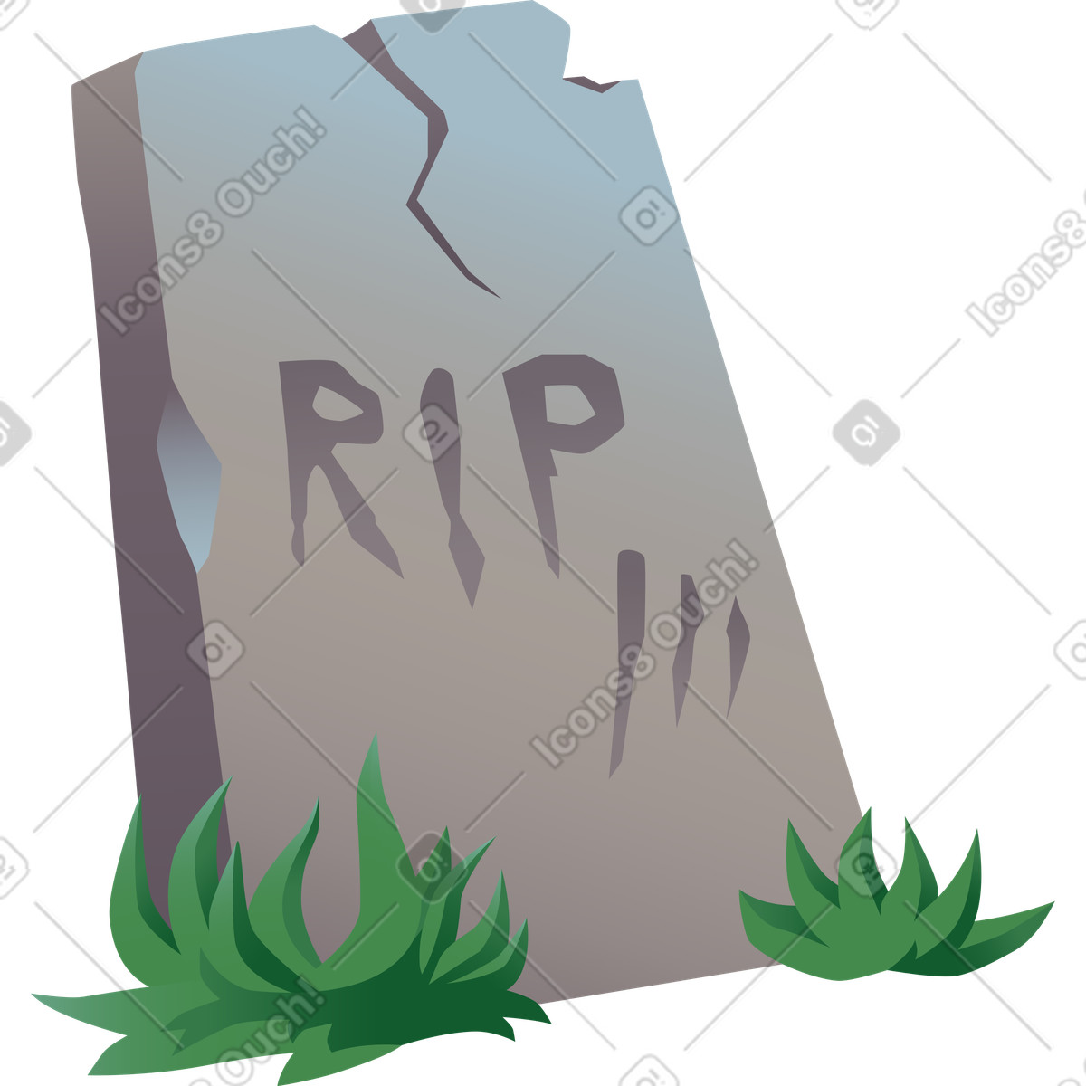 Lapide illustrazione in stile Halloween Party scarica in PNG, SVG