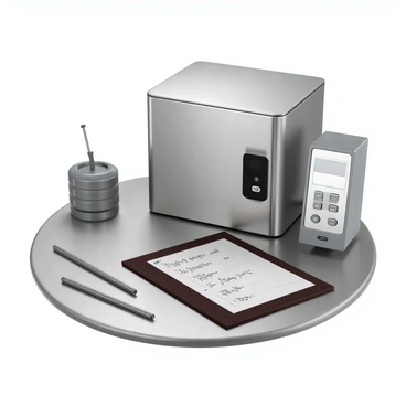 A logbook next to an autoclave, documenting the sterilization cycles and times