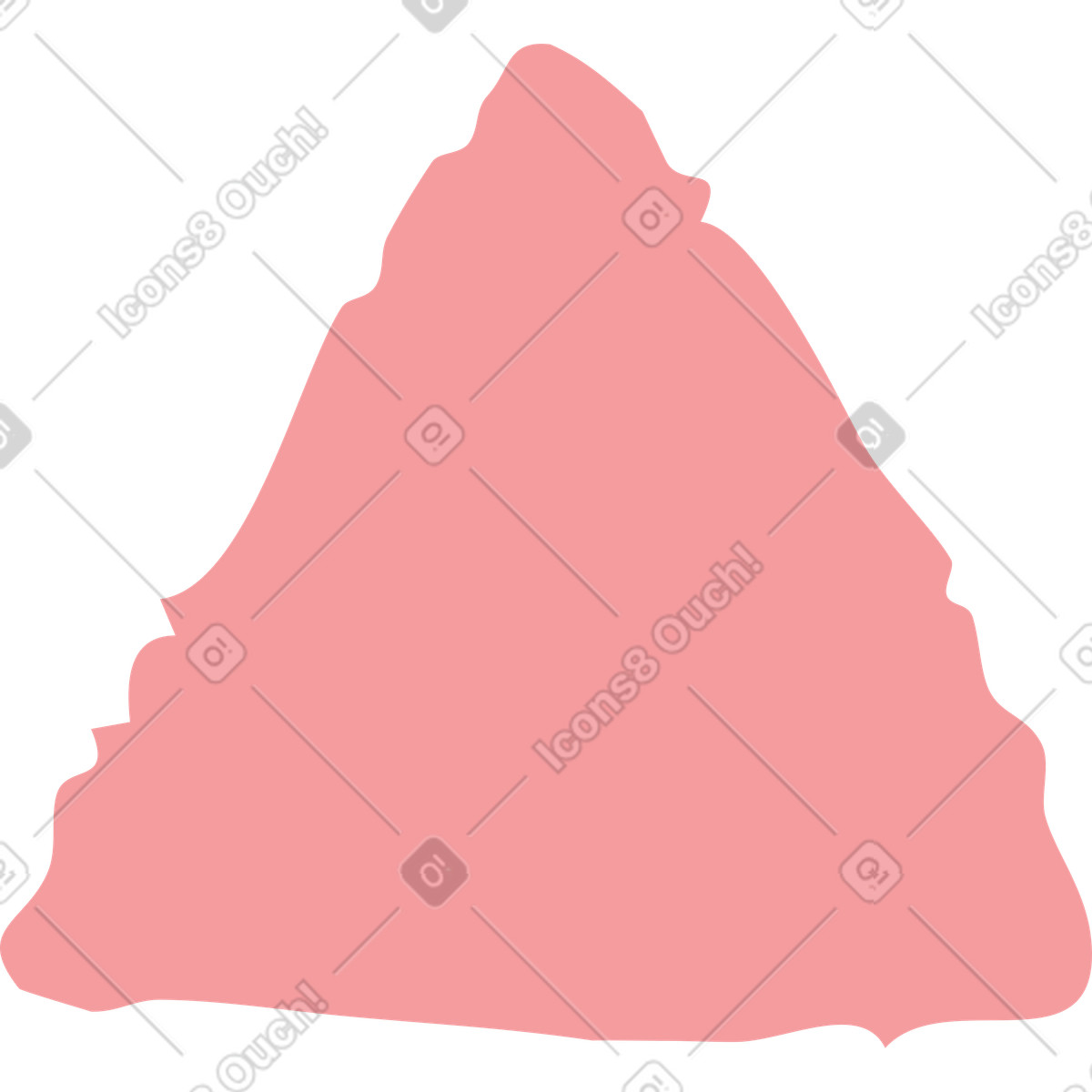 下载 Flamenco 风格的 Pink triangle 插画，支持 PNG、SVG 格式