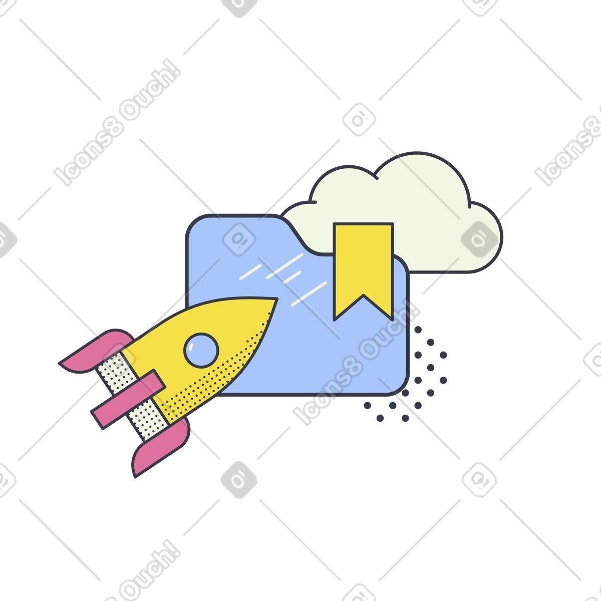 Start-up concept illustration in Abstract style download in PNG, SVG