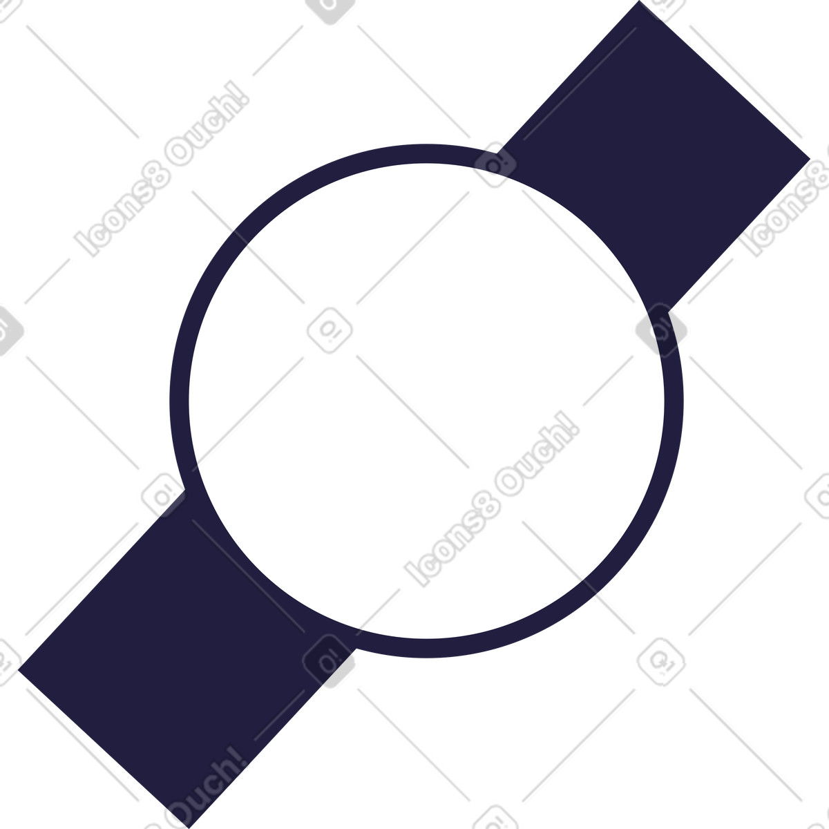 Ilustração de Relógio pulso em no estilo Mellow para baixar em PNG, SVG