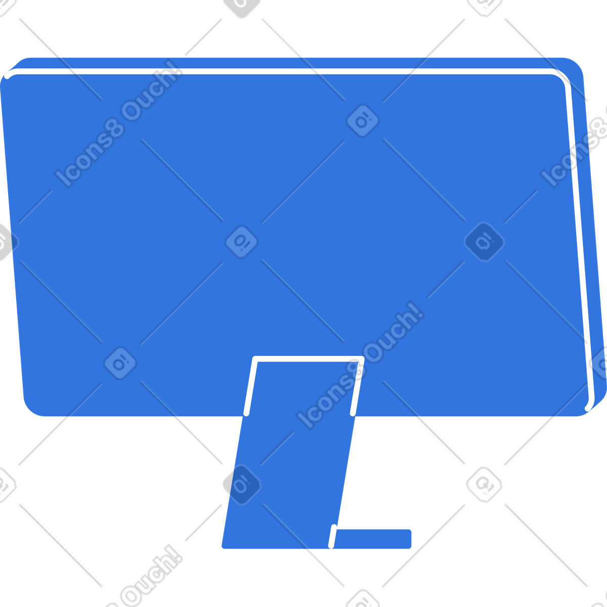 Monitor illustration in PNG, SVG