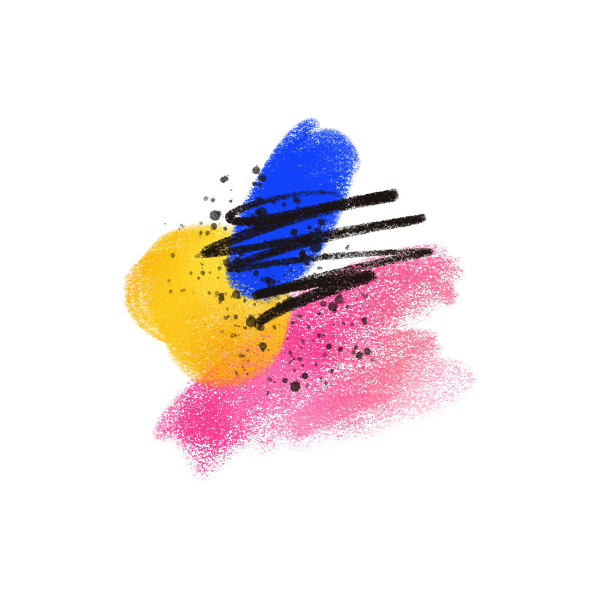 Textures スタイルの Abstract chalk texture brush のイラストをPNG、SVG形式でダウンロード