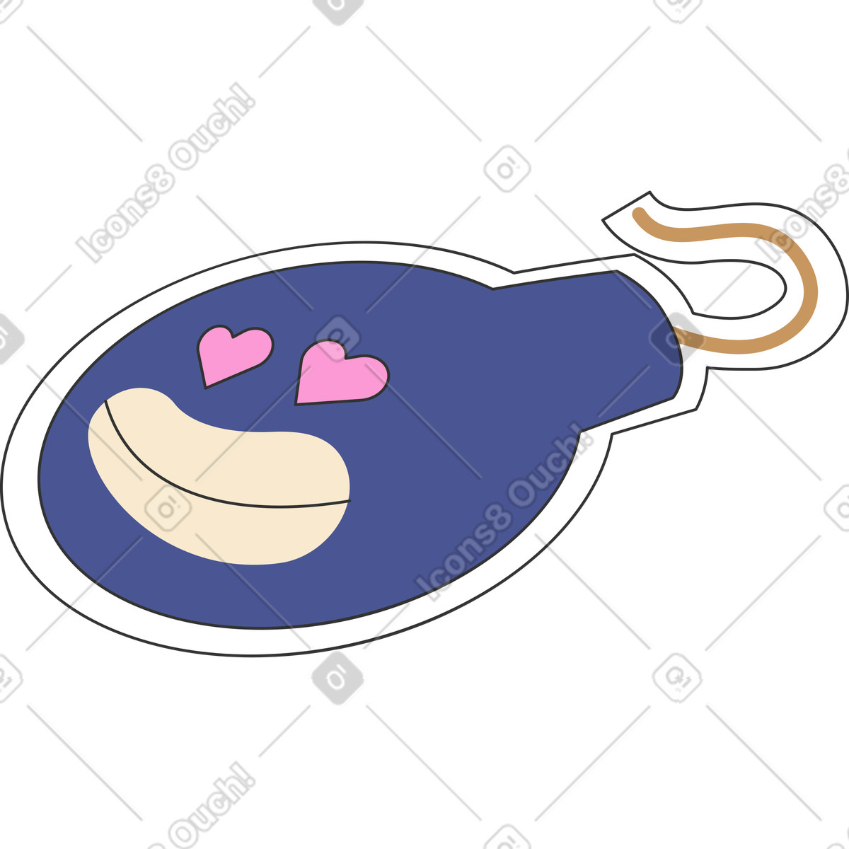 Etichetta illustrazione in stile Kit scarica in PNG, SVG