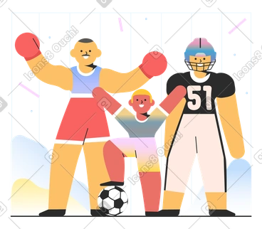 Various sports options PNG, SVG