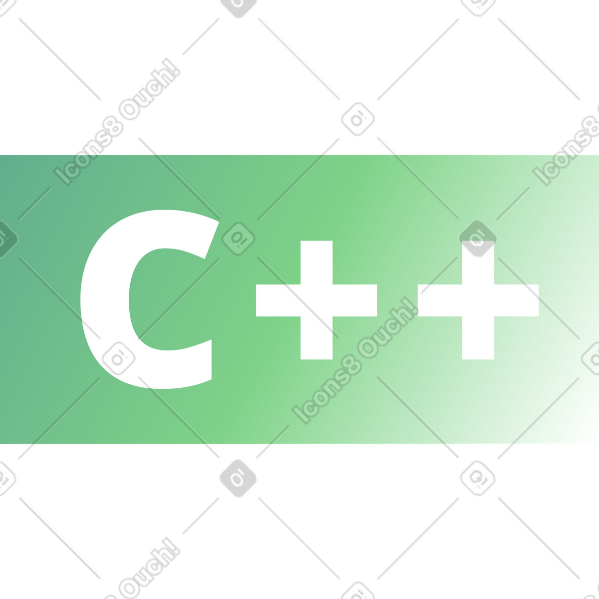 C++ plate text illustration in Network style download in PNG, SVG