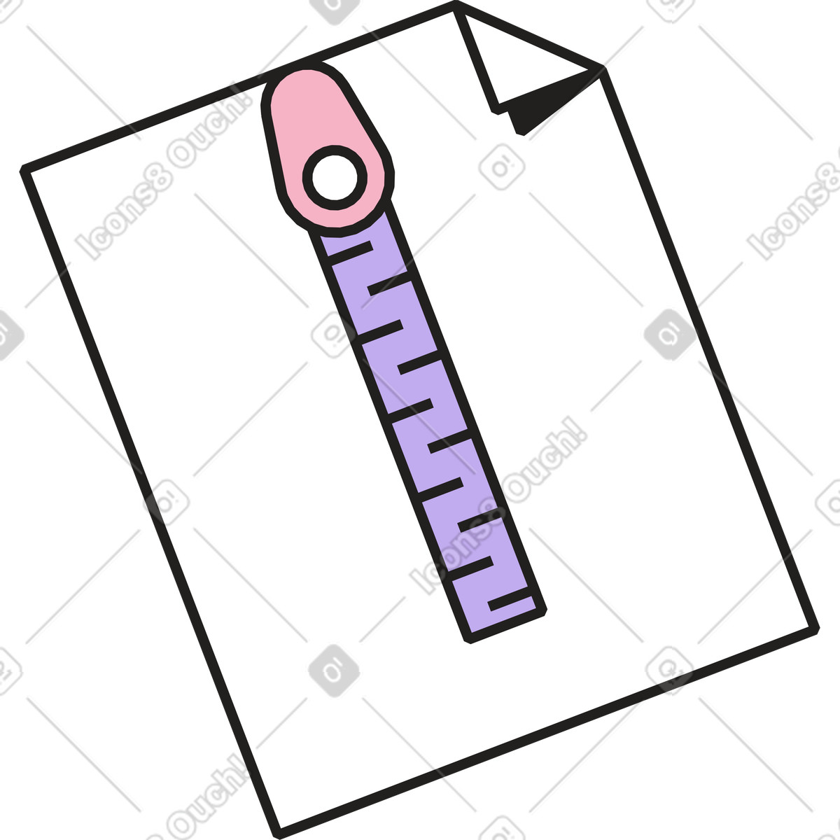 Ilustración Archivo zip en estilo Dazzle a descargar en PNG y SVG