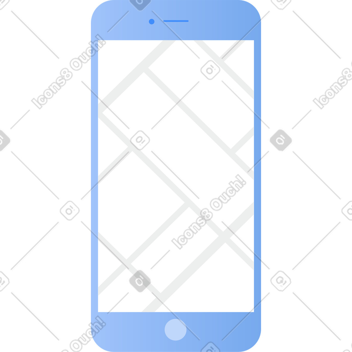Clip スタイルの 地図電話 のイラストをPNG、SVG形式でダウンロード