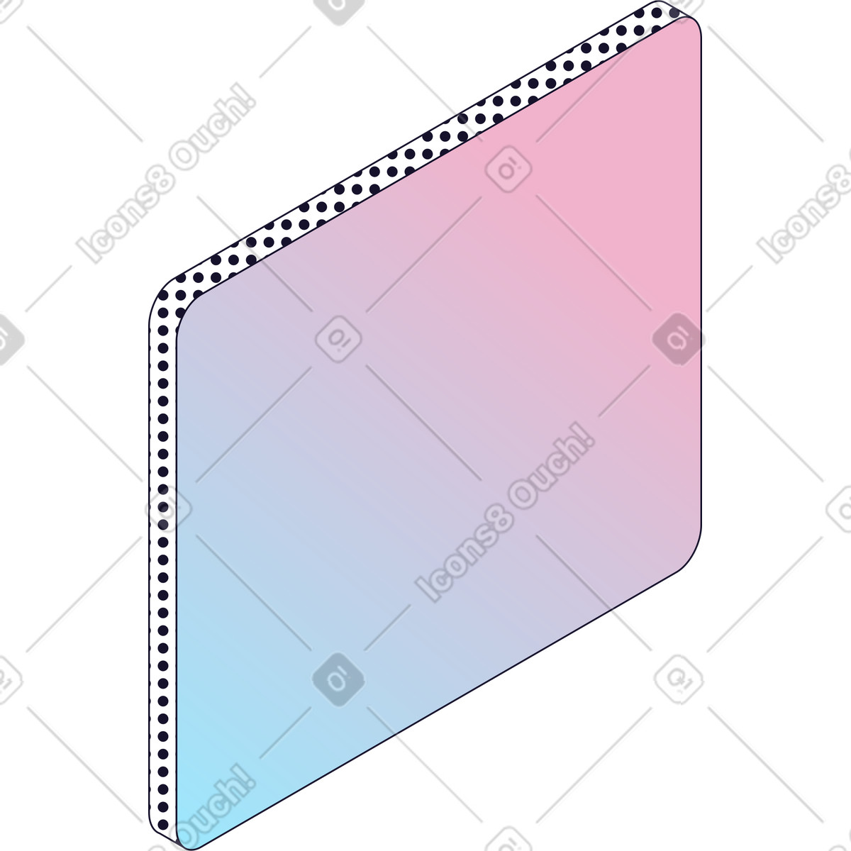 Pannello sfumato illustrazione in stile Node scarica in PNG, SVG