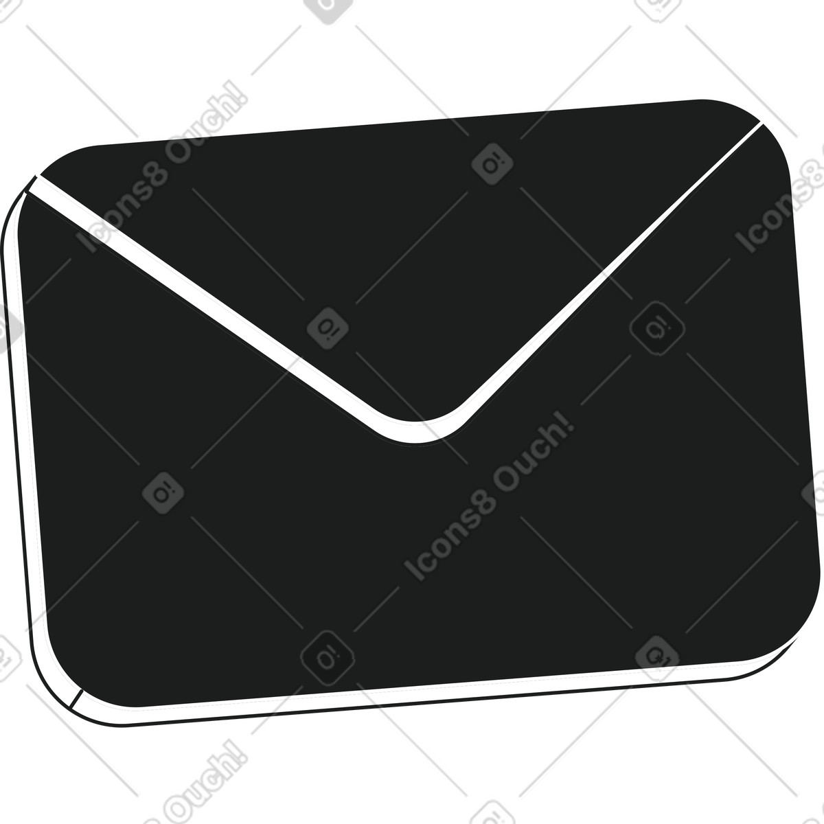 Illustration Message dans le style Strict à télécharger aux formats PNG, SVG