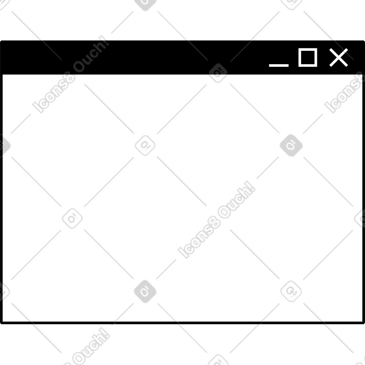 Memphis スタイルの 窓 のイラストをPNG、SVG形式でダウンロード