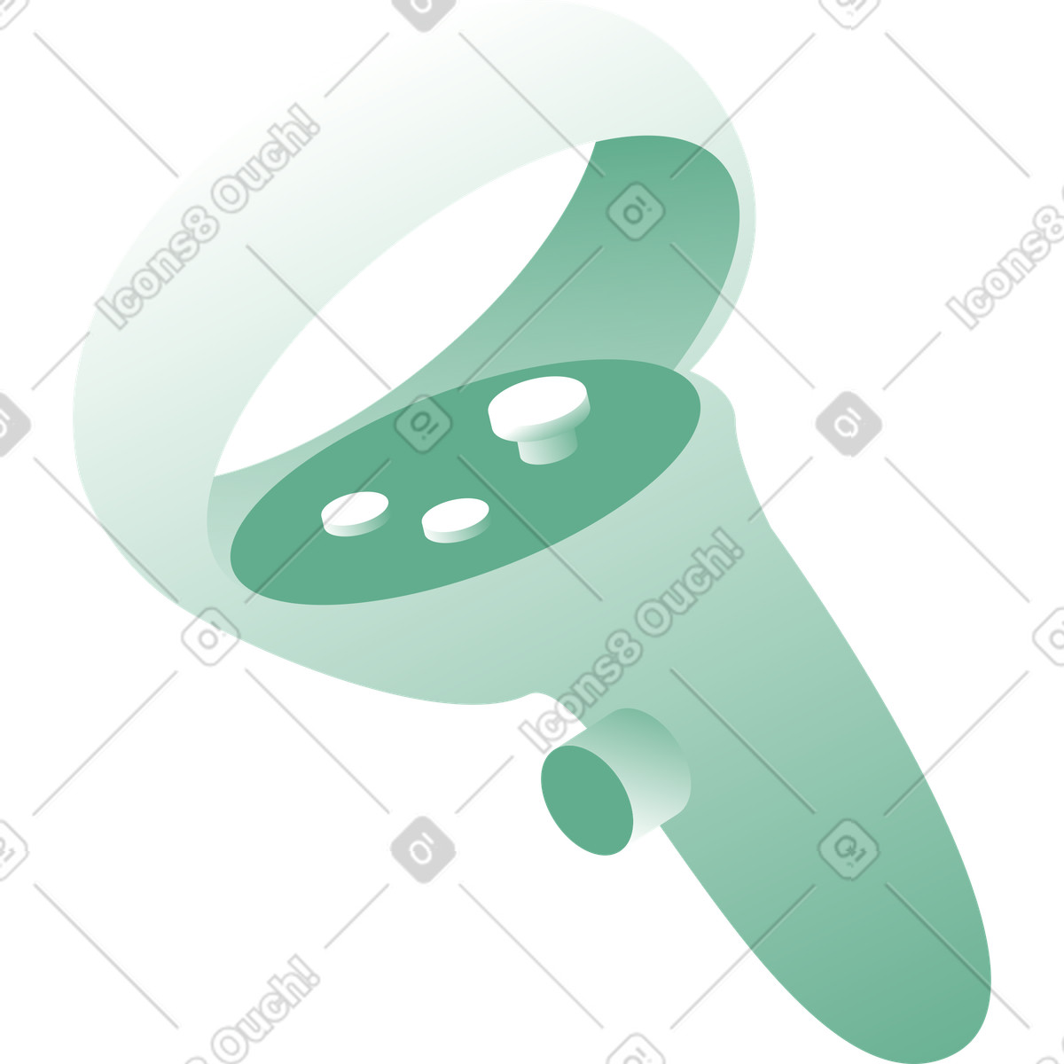 Joystick for computer games illustration in Network style download in PNG, SVG