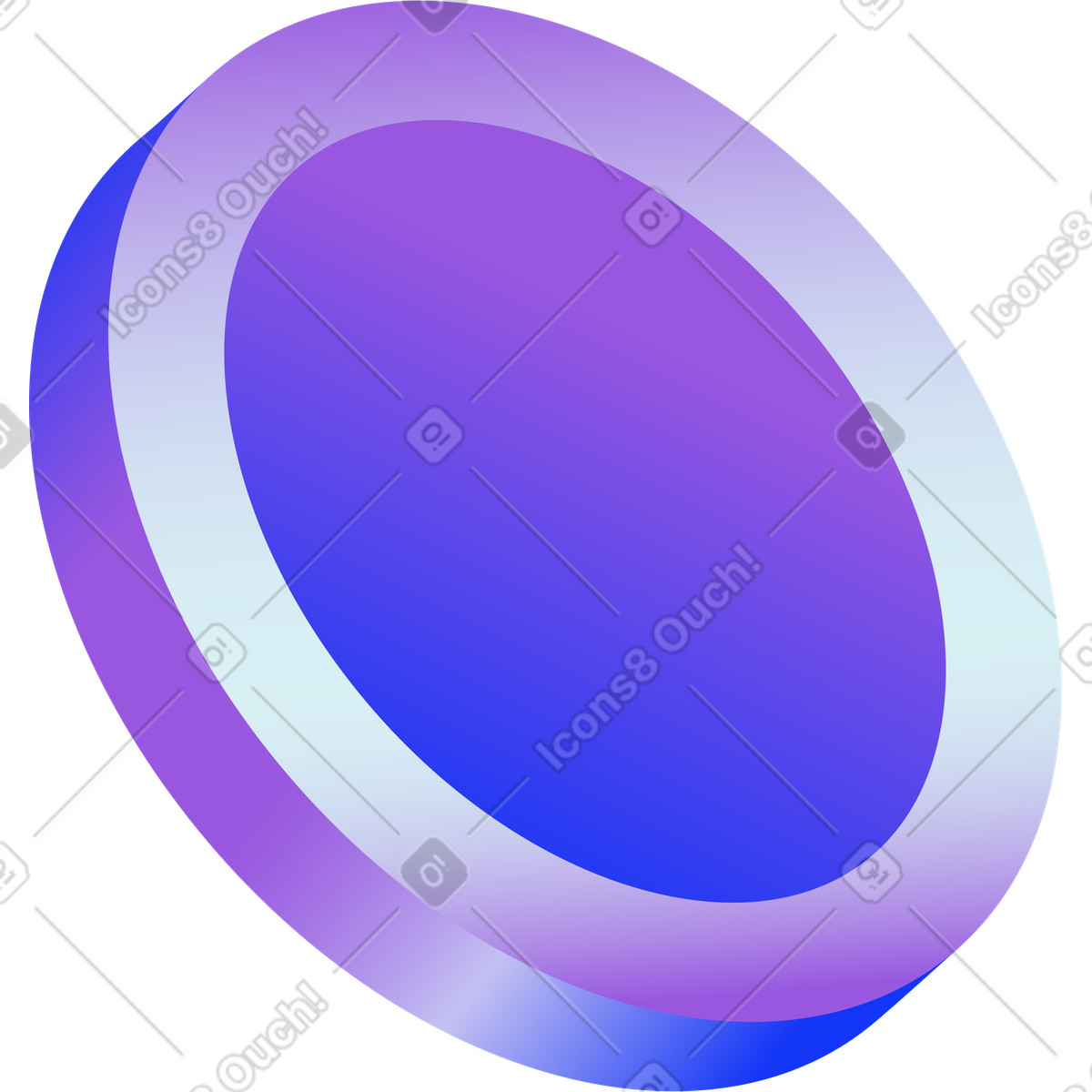 Moneta illustrazione in stile Hi-tech scarica in PNG, SVG