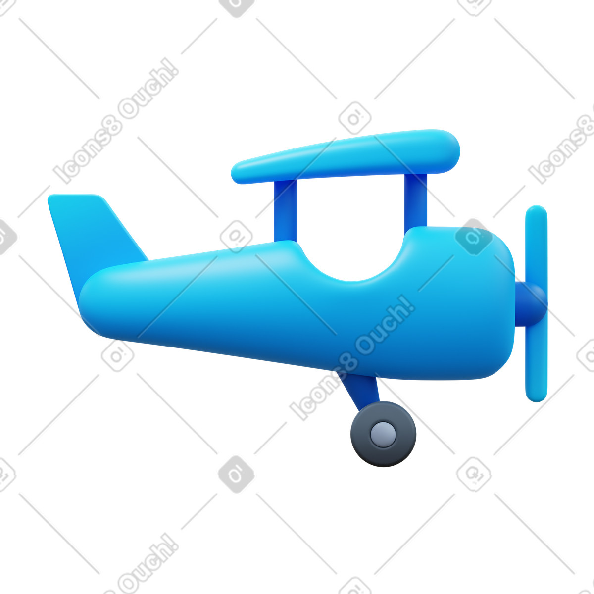 3D Fluency スタイルの Aircraft のイラストをPNG、SVG形式でダウンロード