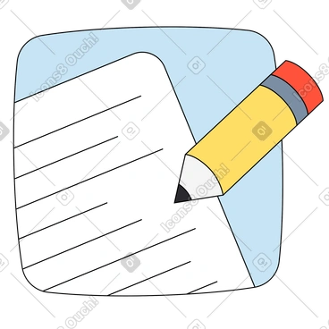 Notizblock- und bleistiftsymbol PNG, SVG