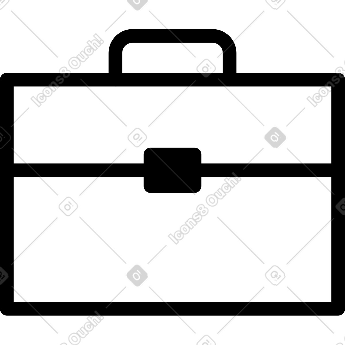Illustration Mallette dans le style Transistor à télécharger aux formats PNG, SVG