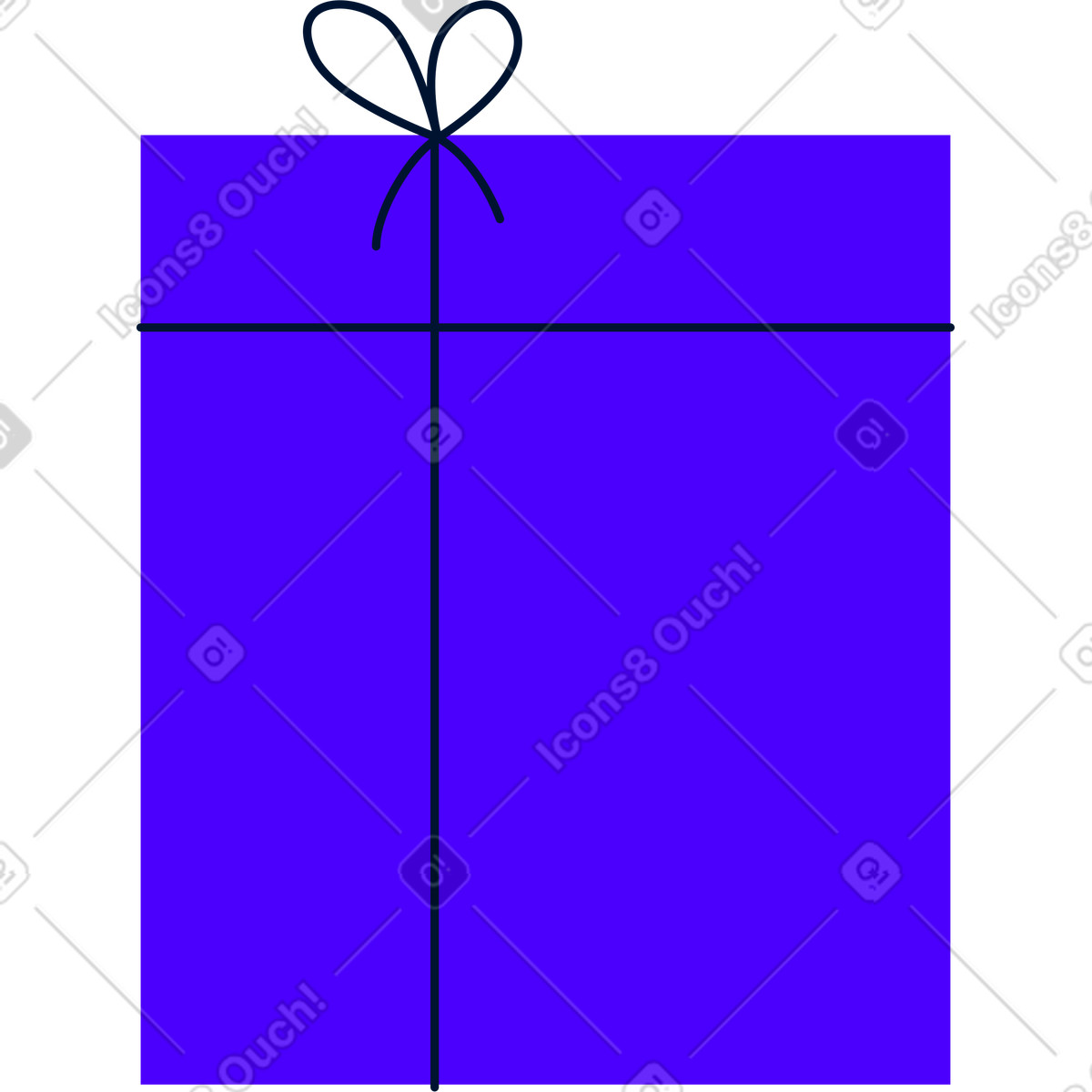 Ilustración Regalo en estilo Cubes a descargar en PNG y SVG