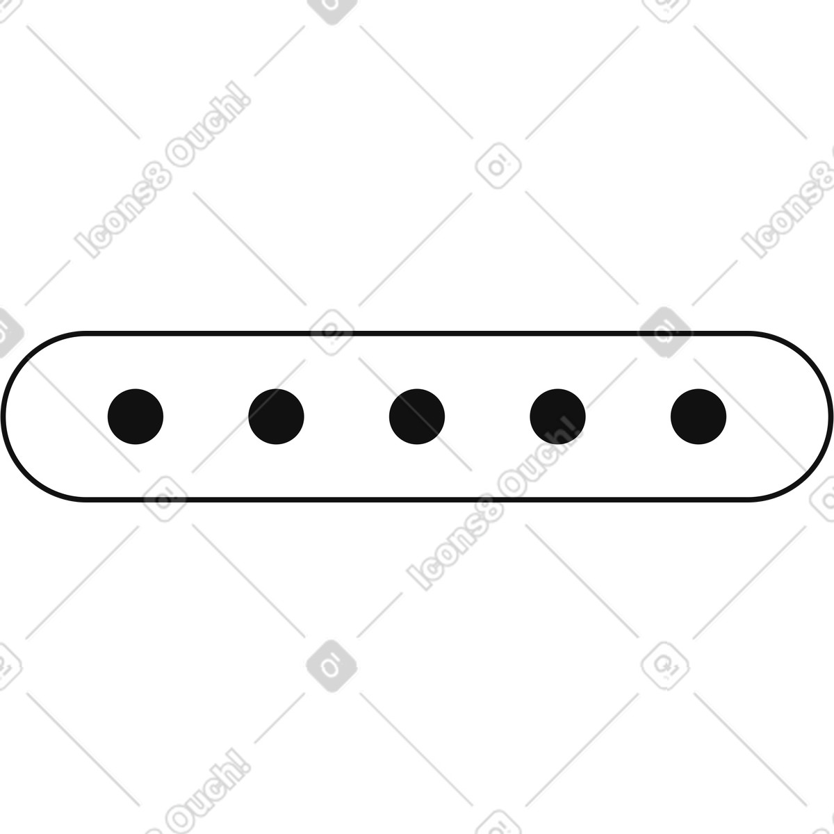 Иллюстрация Password input field with four hidden dots security concept в стиле Main — скачать в форматах PNG, SVG