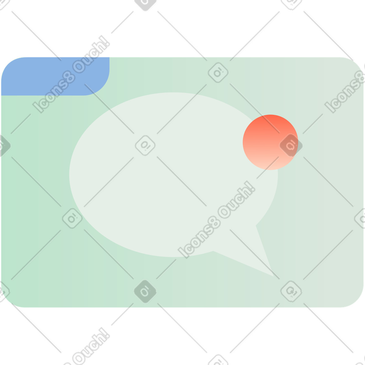Icon new message illustration in PNG, SVG