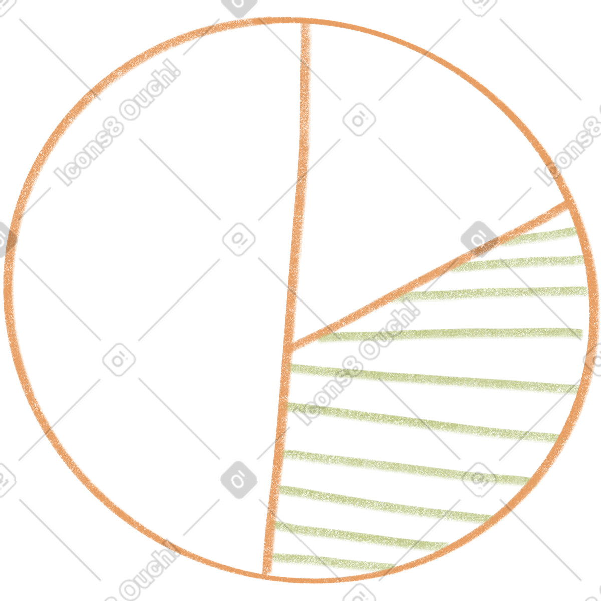 Circle line diagram illustration in Lumiere style download in PNG, SVG