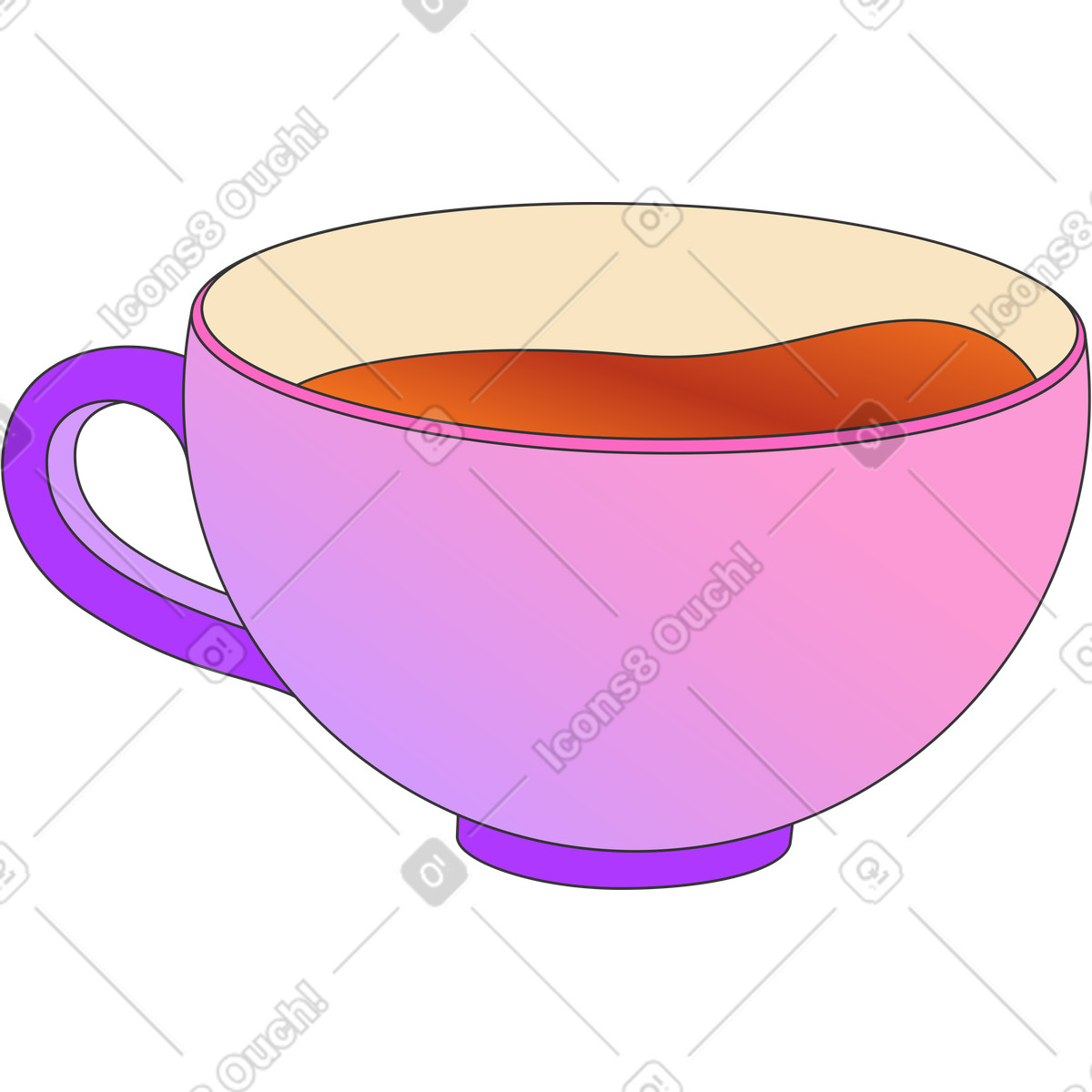 Cup illustration clipart featuring free vector graphics for various designs