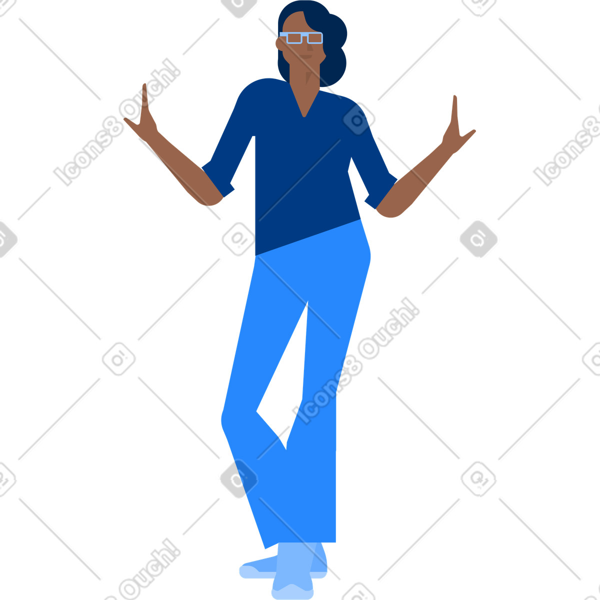Illustration Cowboy femme dans le style Urban à télécharger aux formats PNG, SVG