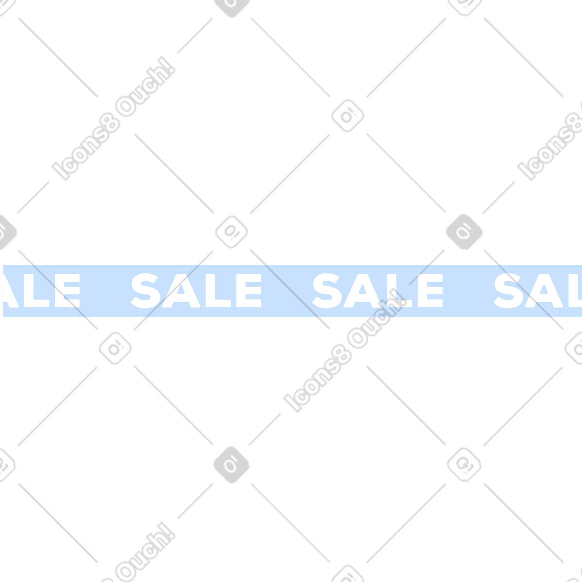 Sale ribon illustration in Urban style download in PNG, SVG