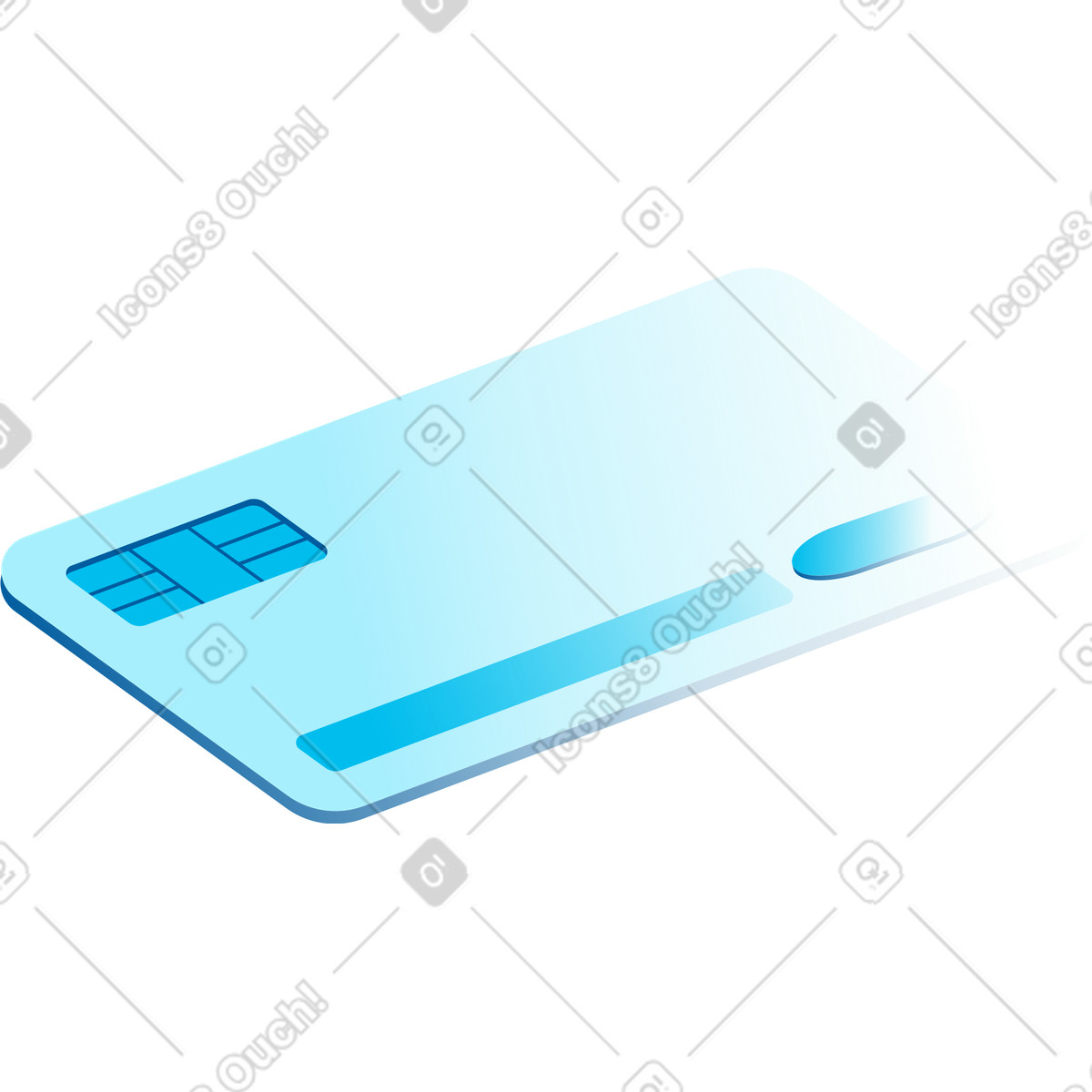 Card illustration in Icy style download in PNG, SVG