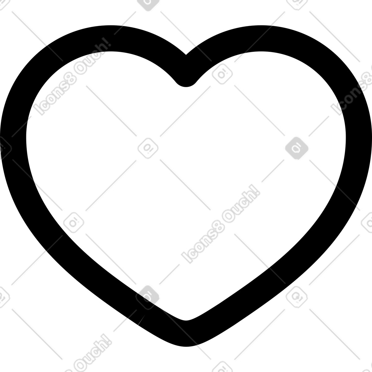 下载 Notion Line Art 风格的 Heart shape silhouette symbolizing love and romance on dark background 插画，支持 PNG、SVG 格式