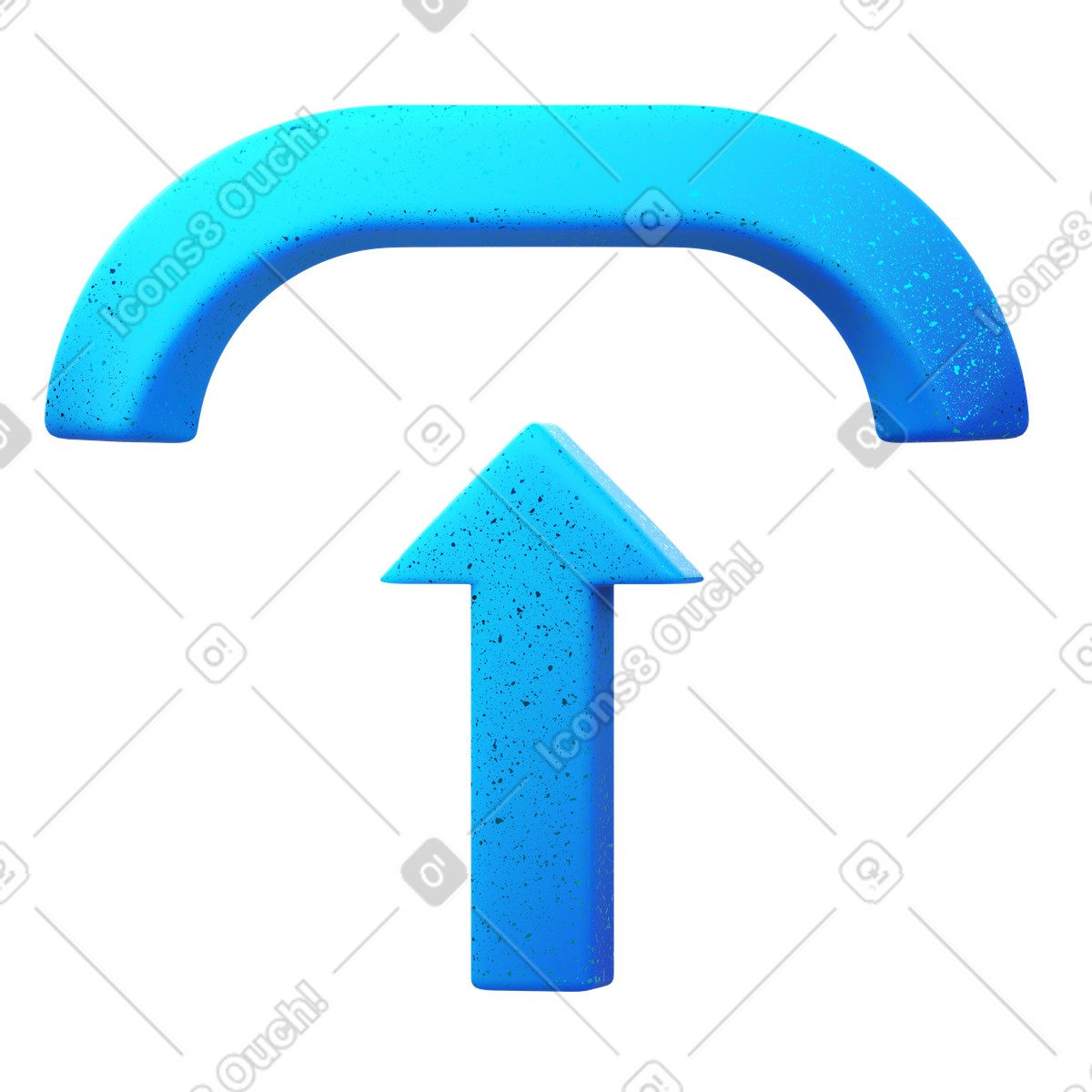 Ilustração de Arrow upload em no estilo 3D Fluency para baixar em PNG, SVG