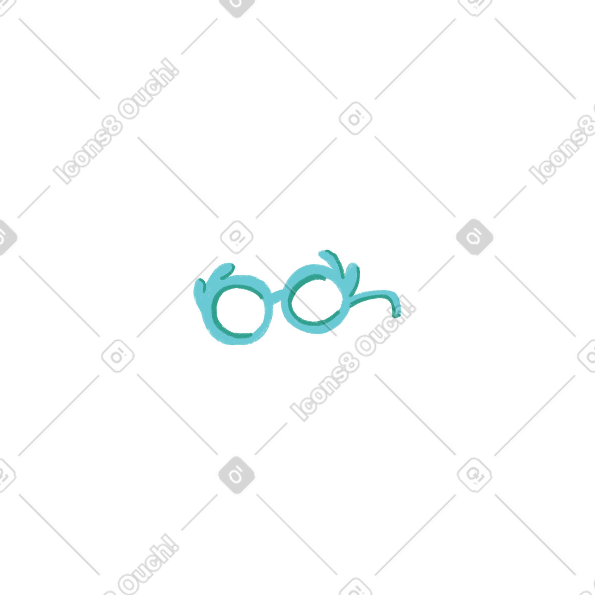 Illustration Des lunettes dans le style Atomic à télécharger aux formats PNG, SVG