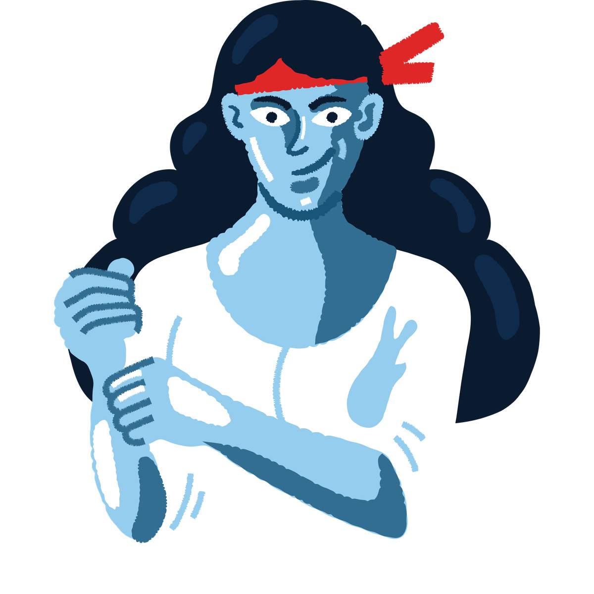 Woman illustrazione in stile Cherry scarica in PNG, SVG