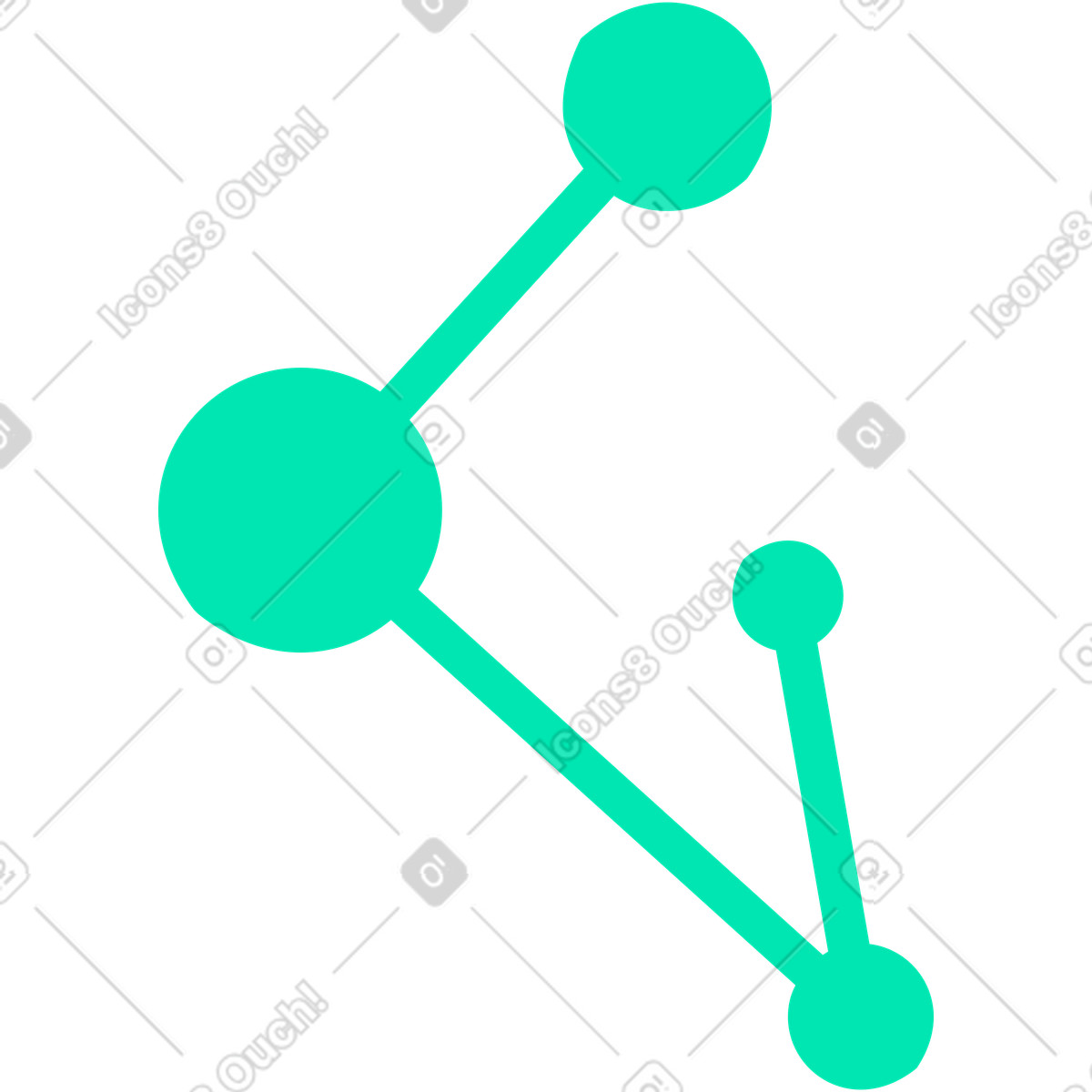 Kette-Illustration im Cyborg-Stil als Download in PNG, SVG