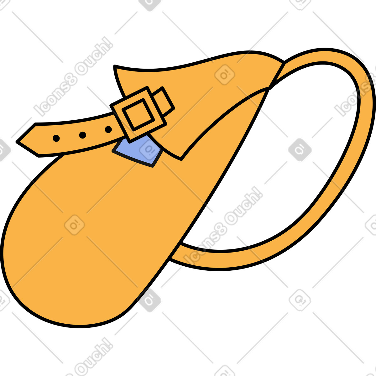 Rucksack mit geld-Illustration im Bloom-Stil als Download in PNG, SVG