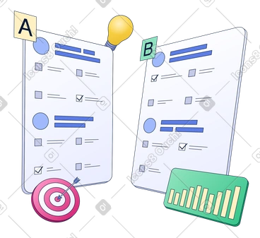 Pruebas a-b para la optimización empresarial: comparación de estrategias con métricas de rendimiento PNG, SVG