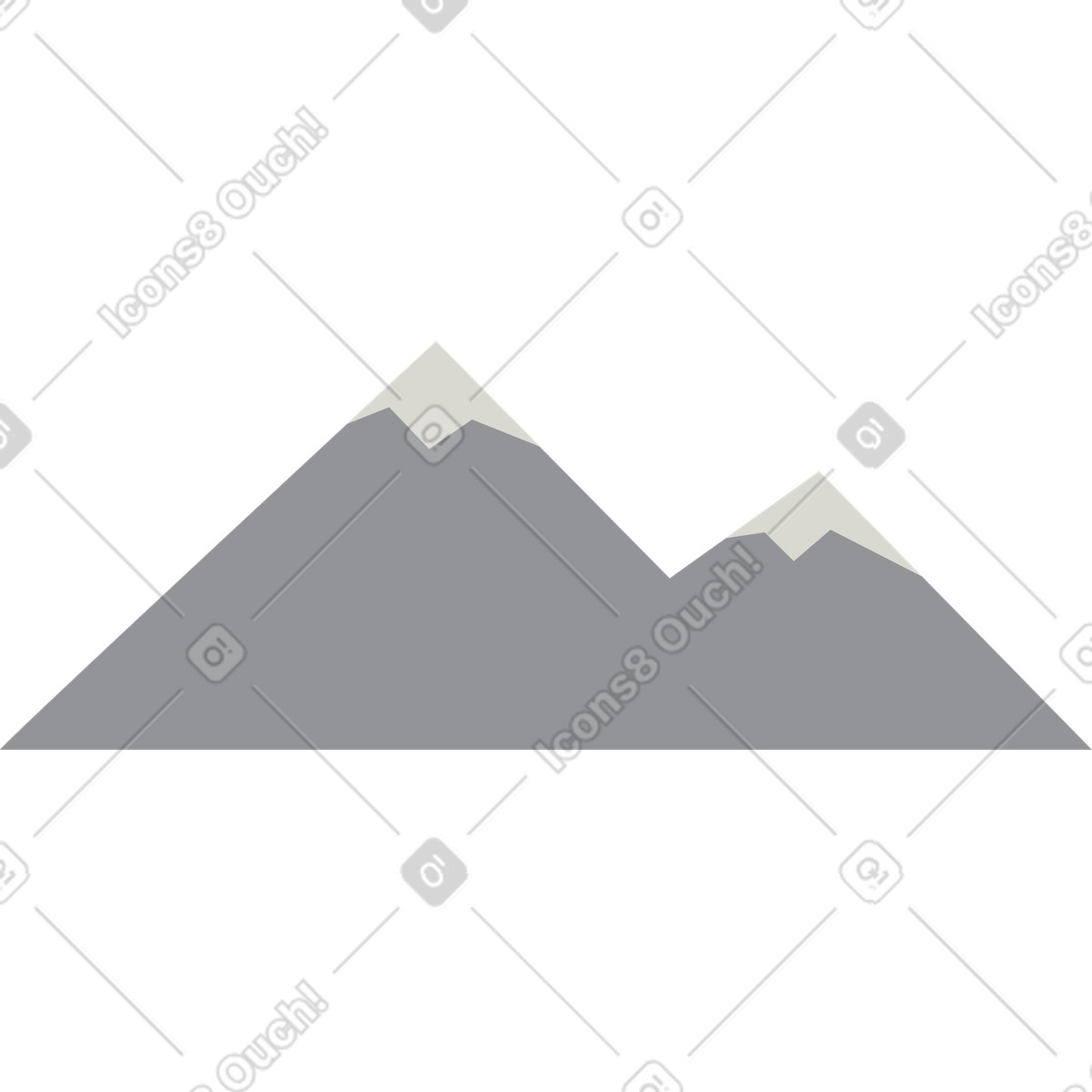 Иллюстрация Горы в стиле Burgundy — скачать в форматах PNG, SVG